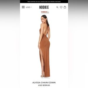NOOKIE - Alyssa Chain Gown
